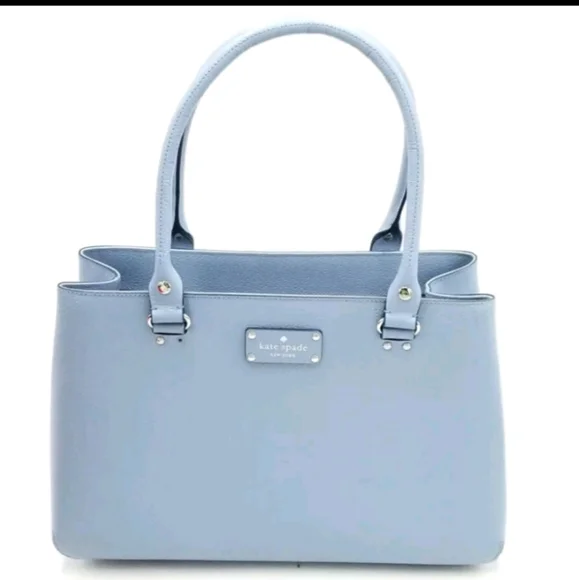 Low Start KS-Wellesy Elena Triple Compartment Tote Bag (Cornflower Blue 🩵)NWOT - Picture 9 of 9